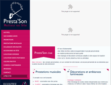 Tablet Screenshot of prestason.com